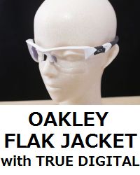 OAKLEY FLAK JACKET with TRUE DIGITAL
