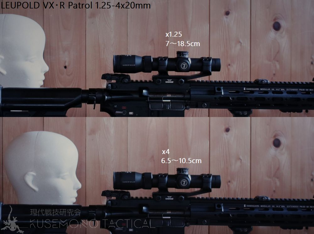 レビュー】LEUPOLD VX•R Patrol 1.25-4x20mm | 現代戦技研究会