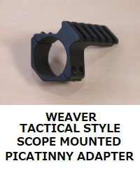 WEAVER Tactical Style Scope Mounted Picatinny Adapter