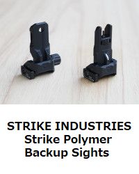strike industries strike polymer backup sights